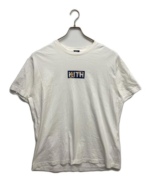 KITH（キス）KITH (キス) Kith Treats Mosaic Sakura Box logo ホワイト サイズ:Lの古着・服飾アイテム