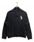 POLO RALPH LAUREN（ポロ・ラルフローレン）の古着「ハーフジップスウェット」｜ブラック