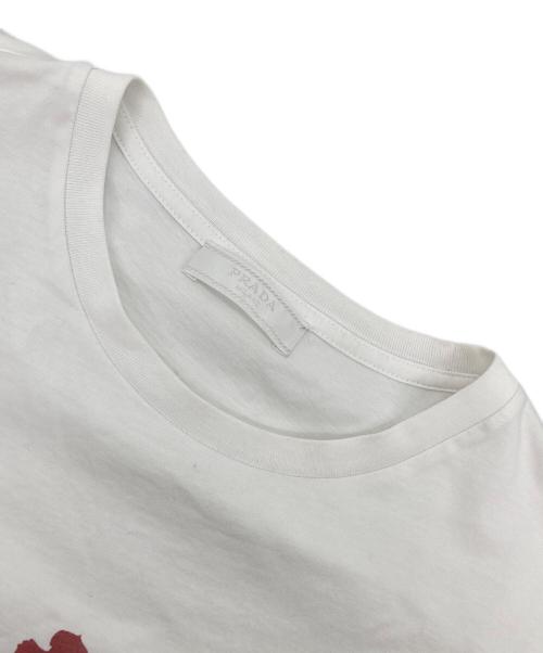 PRADA（プラダ）PRADA (プラダ) プリントTシャツ ホワイト サイズ:XLの古着・服飾アイテム