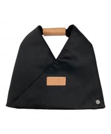 MM6（エムエムシックス）の古着「ジャパニーズ  サテンミニ バッグ」｜ブラック