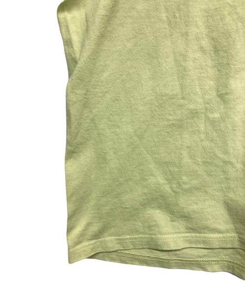 stussy（ステューシー）stussy (ステューシー) モナリザプリントロングカットソー 黄緑 サイズ:Lの古着・服飾アイテム