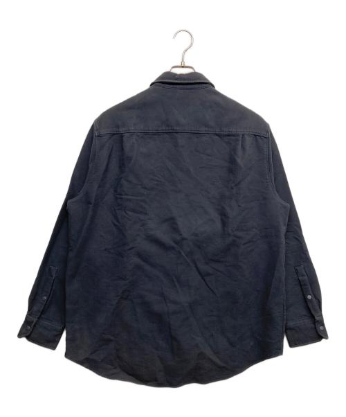 LACOSTE LIVE（ラコステライブ）LACOSTE LIVE (ラコステライブ) 撥水ストレッチシャツジャケット グレー サイズ:38の古着・服飾アイテム