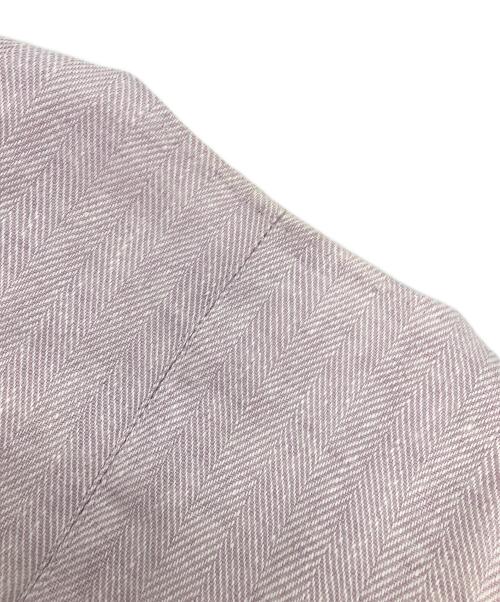 MaxMara（マックスマーラ）MaxMara (マックスマーラ) ノーカラージャケット ピンク サイズ:42の古着・服飾アイテム