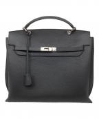 JISTORYジストリー）の古着「SQUARE BELT HANDLE BAG」｜ブラック