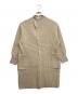 GALERIE VIE（ギャルリーヴィー）の古着「ファインウール アシンメトリーコート」｜ベージュ