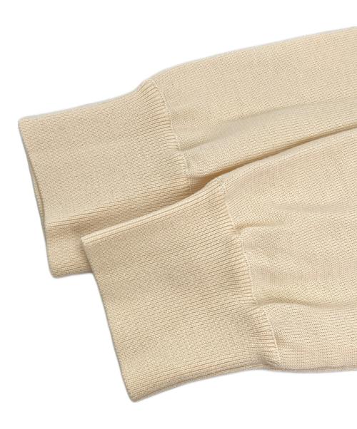 Rene（ルネ）Rene (ルネ) ジップアップニット ベージュ サイズ:36の古着・服飾アイテム