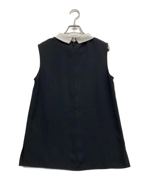 Rene（ルネ）Rene (ルネ) ノースリーブブラウス ブラック サイズ:38の古着・服飾アイテム