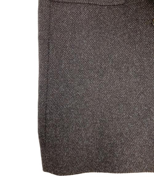 HUMAN WOMAN（ヒューマンウーマン）HUMAN WOMAN (ヒューマンウーマン) ウールナイロンオックスステンカラーコート ブラウン サイズ:Mの古着・服飾アイテム