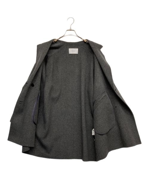 FRAMeWORK（フレームワーク）FRAMeWORK (フレームワーク) ハミルトンリバーテーラードコート グレー サイズ:36の古着・服飾アイテム