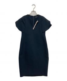 YOKO CHAN（ヨーコチャン）の古着「半袖ワンピース」｜ネイビー