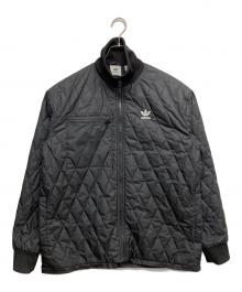 adidas（アディダス）の古着「キルティングジャケット」｜ブラック