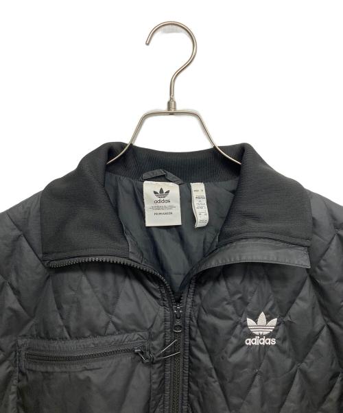 adidas（アディダス）adidas (アディダス) キルティングジャケット ブラック サイズ:Lの古着・服飾アイテム