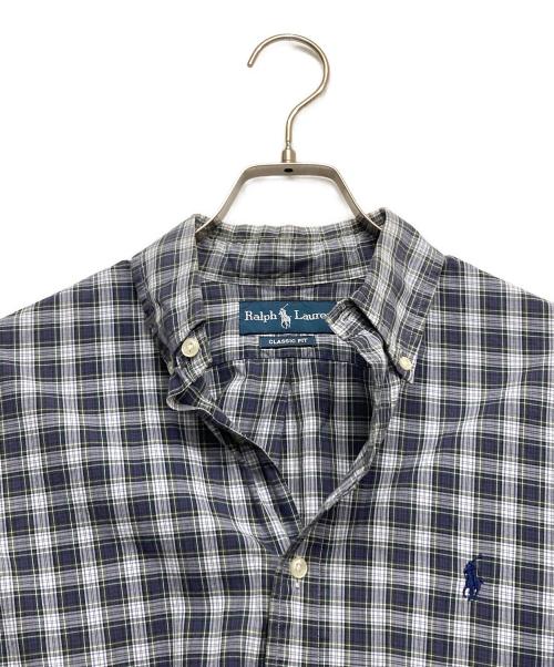 RALPH LAUREN（ラルフローレン）RALPH LAUREN (ラルフローレン) チェックシャツ ネイビー サイズ:Sの古着・服飾アイテム