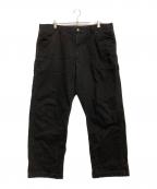 POLO RALPH LAURENポロ・ラルフローレン）の古着「Polo ダンガリー キャンバス カーペンター パンツ」｜ブラック