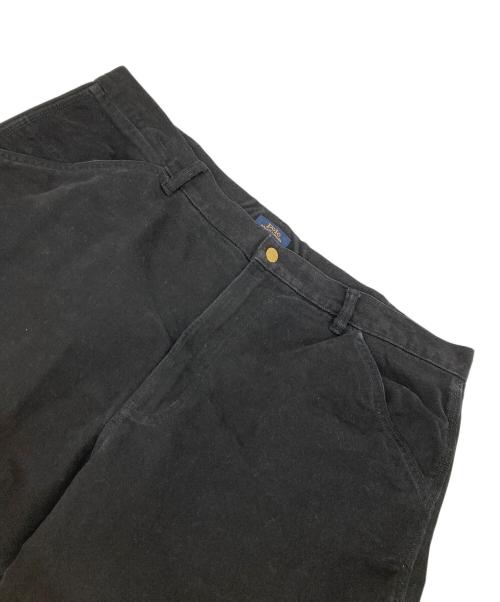 POLO RALPH LAUREN（ポロ・ラルフローレン）POLO RALPH LAUREN (ポロ・ラルフローレン) Polo ダンガリー キャンバス カーペンター パンツ ブラック サイズ:40/32の古着・服飾アイテム