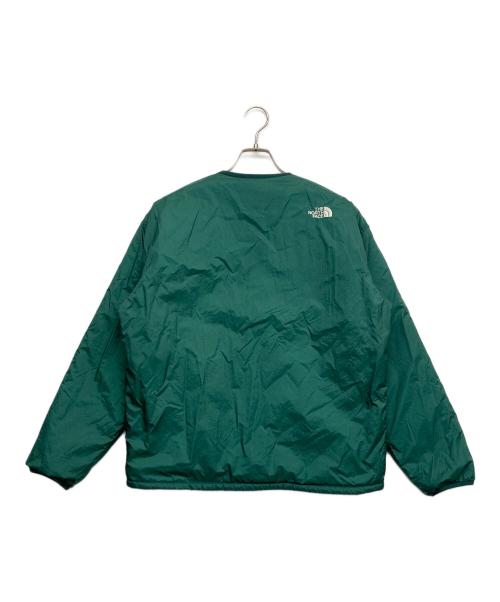 THE NORTH FACE（ザ ノース フェイス）THE NORTH FACE (ザ ノース フェイス) フリースジャケット リバーシブルエクストリームパイルカーディガン NP アイボリー×グリーン サイズ:Sの古着・服飾アイテム