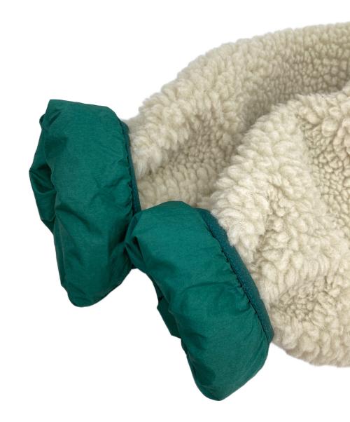 THE NORTH FACE（ザ ノース フェイス）THE NORTH FACE (ザ ノース フェイス) フリースジャケット リバーシブルエクストリームパイルカーディガン NP アイボリー×グリーン サイズ:Sの古着・服飾アイテム