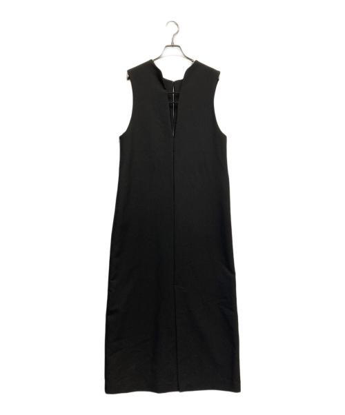 Adam et Rope（アダム エ ロペ）Adam et Rope (アダム エ ロペ) 2WAYキーネックジャンパースカート ブラック サイズ:Fの古着・服飾アイテム