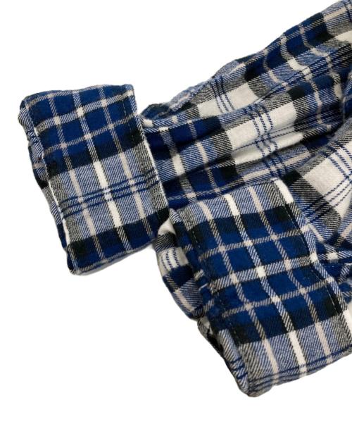 CHAPS（チャップス）CHAPS (チャップス) チェックシャツ ブルー サイズ:Lの古着・服飾アイテム