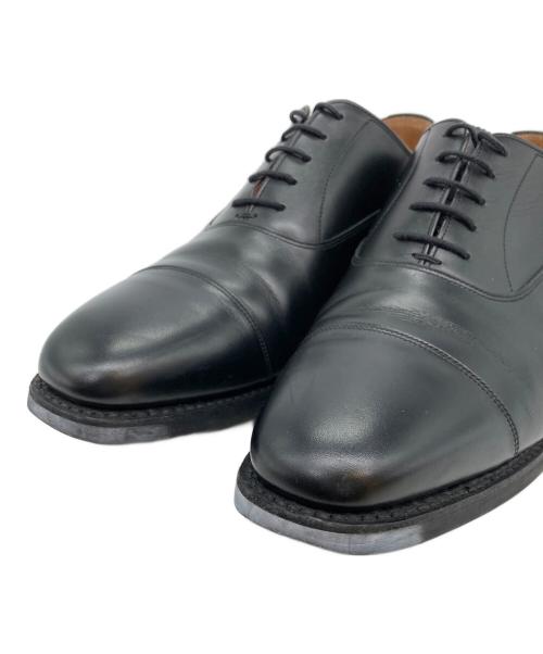 SCOTCH GRAIN（スコッチグレイン）SCOTCH GRAIN (スコッチグレイン) ストレートチップシューズ ブラック サイズ:25の古着・服飾アイテム