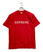 SUPREME×WTAPSシュプリーム×ダブルタップス）の古着「ロゴtシャツ」｜レッド