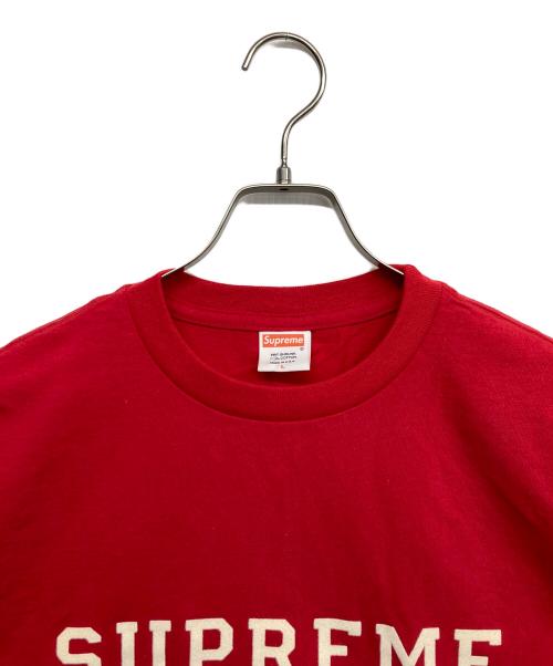 SUPREME（シュプリーム）Supreme (シュプリーム) WTAPS (ダブルタップス) ロゴtシャツ レッド サイズ:Lの古着・服飾アイテム