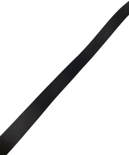 stussy（ステューシー）stussy (ステューシー) レザーロゴベルト ブラックの古着・服飾アイテム