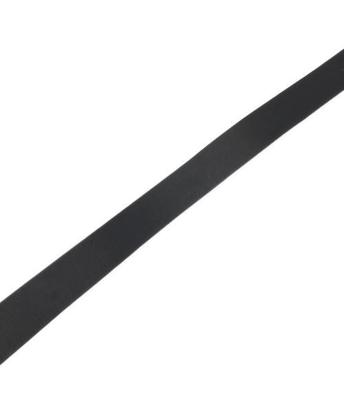 stussy（ステューシー）stussy (ステューシー) レザーロゴベルト ブラックの古着・服飾アイテム