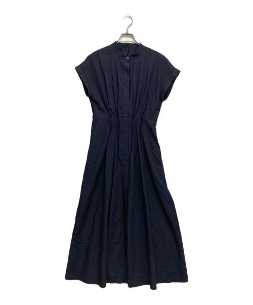 green label relaxing（グリーンレーベルリラクシング）green label relaxing (グリーンレーベルリラクシング) 半袖ワンピース ネイビー サイズ:FREEの古着・服飾アイテム