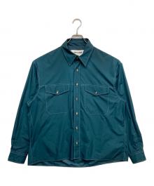 UNIFORME PARIS（ユニフォーム パリ）の古着「ナイロンL/Sシャツ」｜グリーン