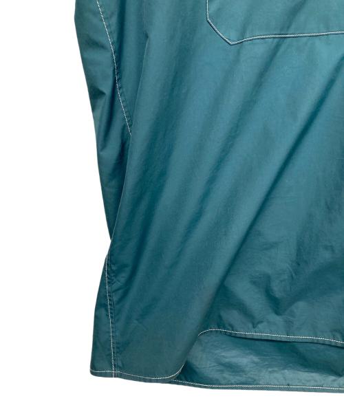 UNIFORME PARIS（ユニフォーム パリ）UNIFORME PARIS (ユニフォーム パリ) ナイロンL/Sシャツ グリーン サイズ:Mの古着・服飾アイテム