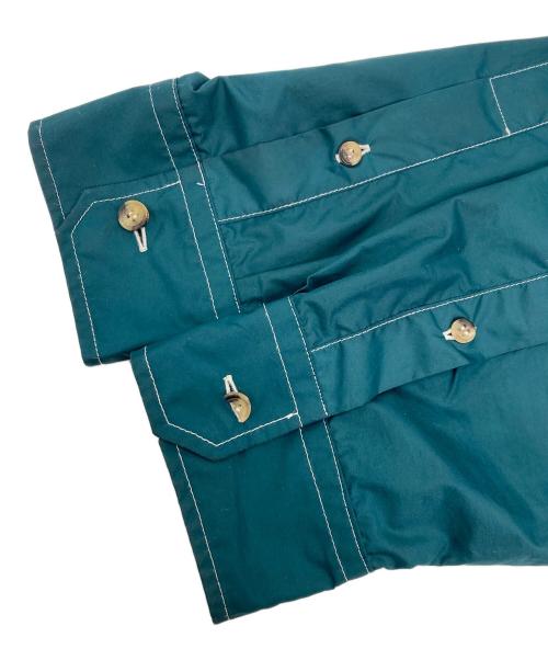 UNIFORME PARIS（ユニフォーム パリ）UNIFORME PARIS (ユニフォーム パリ) ナイロンL/Sシャツ グリーン サイズ:Mの古着・服飾アイテム