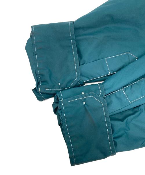 UNIFORME PARIS（ユニフォーム パリ）UNIFORME PARIS (ユニフォーム パリ) ナイロンL/Sシャツ グリーン サイズ:Mの古着・服飾アイテム