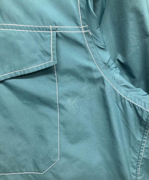 UNIFORME PARIS（ユニフォーム パリ）UNIFORME PARIS (ユニフォーム パリ) ナイロンL/Sシャツ グリーン サイズ:Mの古着・服飾アイテム