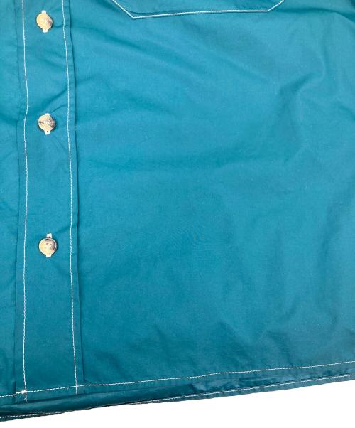 UNIFORME PARIS（ユニフォーム パリ）UNIFORME PARIS (ユニフォーム パリ) ナイロンL/Sシャツ グリーン サイズ:Mの古着・服飾アイテム