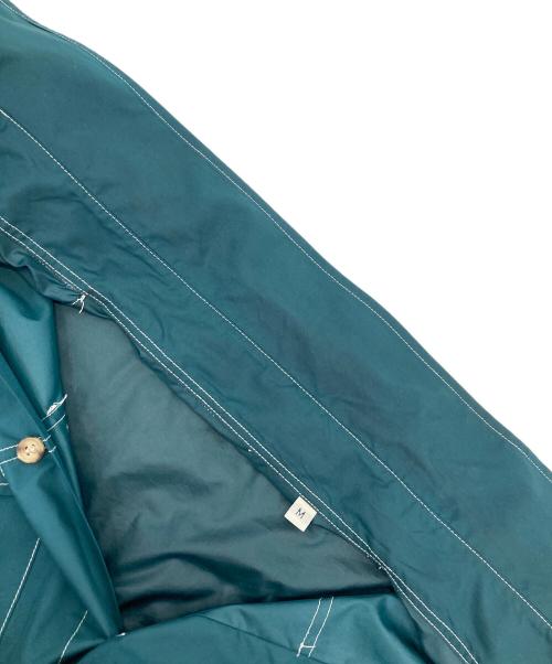 UNIFORME PARIS（ユニフォーム パリ）UNIFORME PARIS (ユニフォーム パリ) ナイロンL/Sシャツ グリーン サイズ:Mの古着・服飾アイテム