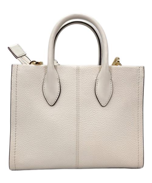 MICHAEL KORS（マイケル・コース）MICHAEL KORS (マイケル・コース) ミレラ 2way ショルダーバッグ ホワイトの古着・服飾アイテム