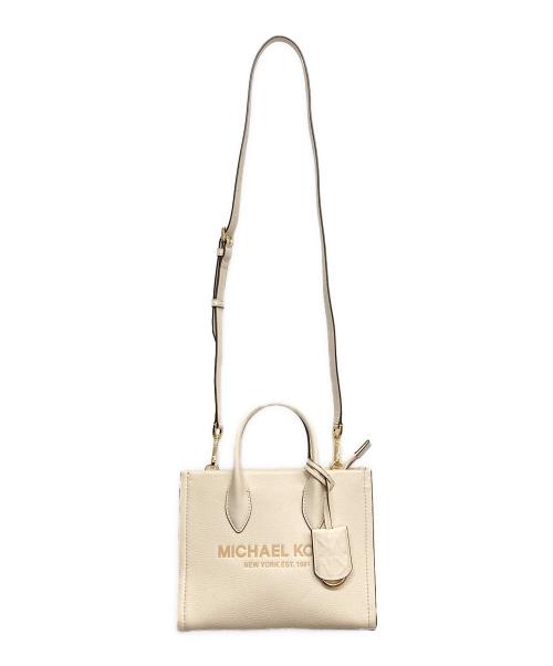 MICHAEL KORS（マイケル・コース）MICHAEL KORS (マイケル・コース) ミレラ 2way ショルダーバッグ ホワイトの古着・服飾アイテム