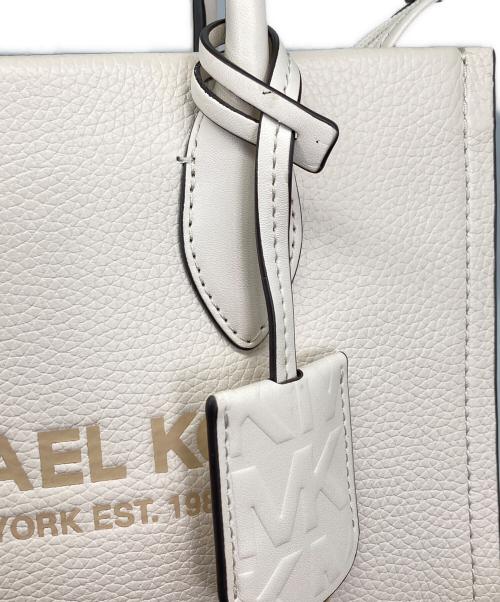 MICHAEL KORS（マイケル・コース）MICHAEL KORS (マイケル・コース) ミレラ 2way ショルダーバッグ ホワイトの古着・服飾アイテム