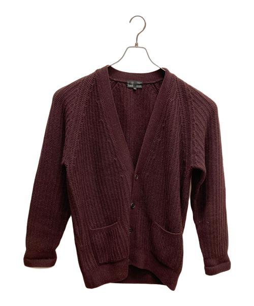 dunhill（ダンヒル）dunhill (ダンヒル) ニットカーディガン ブラウン サイズ:40の古着・服飾アイテム