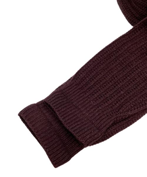 dunhill（ダンヒル）dunhill (ダンヒル) ニットカーディガン ブラウン サイズ:40の古着・服飾アイテム