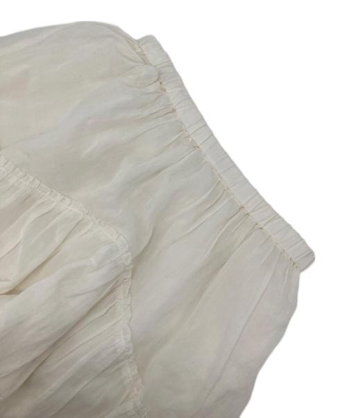 CASA FLINE（カーサフライン）CASA FLINE (カーサフライン) コットンティアードスカート ホワイト サイズ:FREEの古着・服飾アイテム