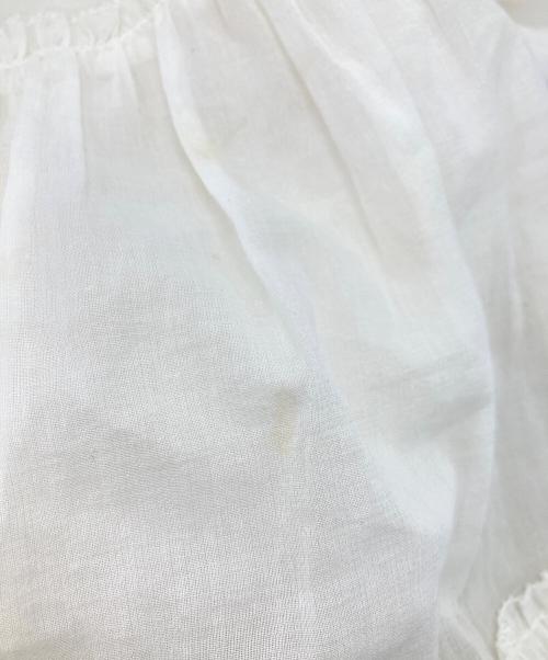 CASA FLINE（カーサフライン）CASA FLINE (カーサフライン) コットンティアードスカート ホワイト サイズ:FREEの古着・服飾アイテム