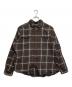 Eddie Bauer（エディーバウアー）の古着「ワイドチェックネルシャツ」｜ブラウン
