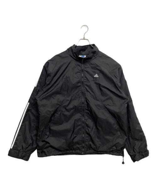 adidas（アディダス）adidas (アディダス) ナイロンジャケット ブラック サイズ:XLの古着・服飾アイテム