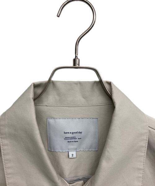 have a good day（ハブ ア グッド デイ）have a good day (ハブ ア グッド デイ) ステンカラーコート ベージュ サイズ:Mの古着・服飾アイテム