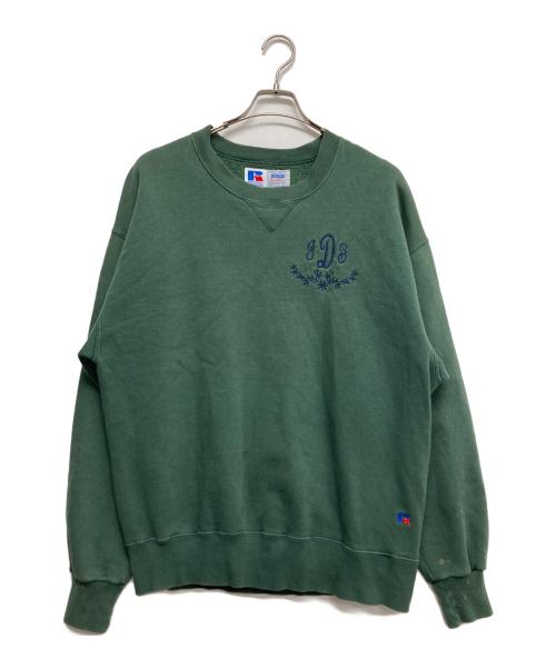 RUSSELL ATHLETIC（ラッセルアスレチック）RUSSELL ATHLETIC (ラッセルアスレチック) クルーネックスウェット グリーン サイズ:Lの古着・服飾アイテム