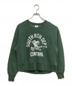 Champion×FRAMeWORKチャンピオン×フレームワーク）の古着「別注REVERS WEAVEスウェット」｜グリーン