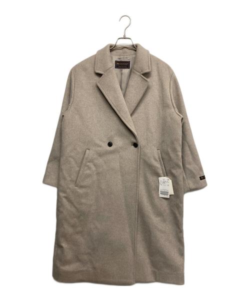 JOURNAL STANDARD relume（ジャーナルスタンダード レリューム）JOURNAL STANDARD relume (ジャーナルスタンダード レリューム) スーパーファインビーバーチェスターコート ベージュ サイズ:38 未使用品の古着・服飾アイテム