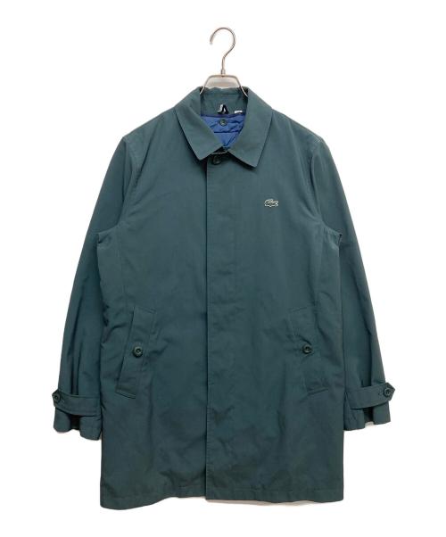 LACOSTE（ラコステ）LACOSTE (ラコステ) ライナー付ステンカラーコート グリーン サイズ:XSの古着・服飾アイテム